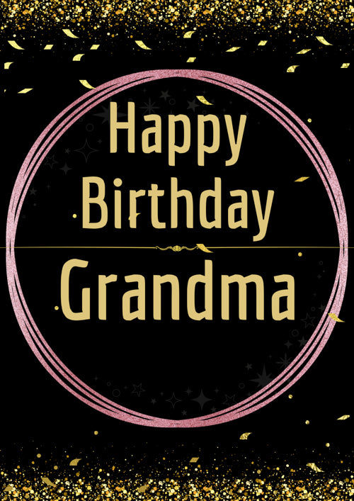 Grandma Birthday Card Personalisation