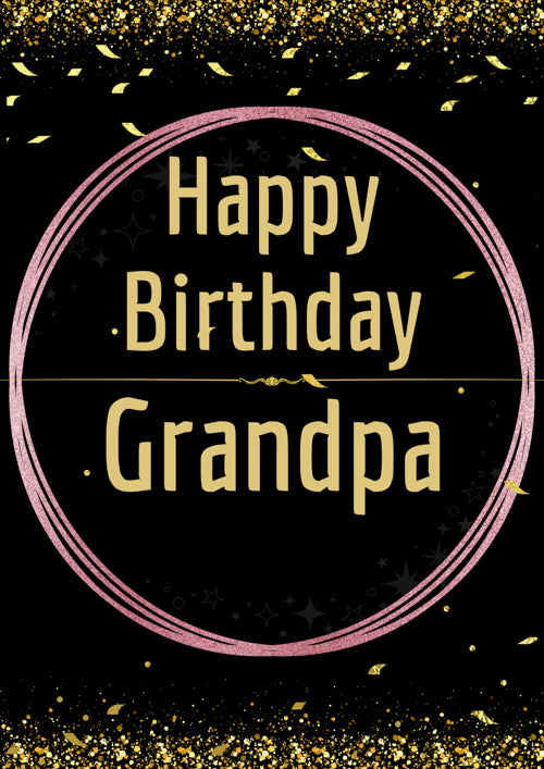 Grandpa Birthday Card Personalisation