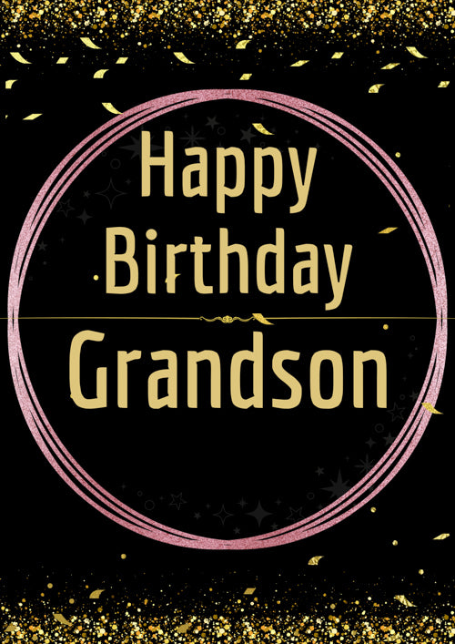 Grandson Birthday Card Personalisation