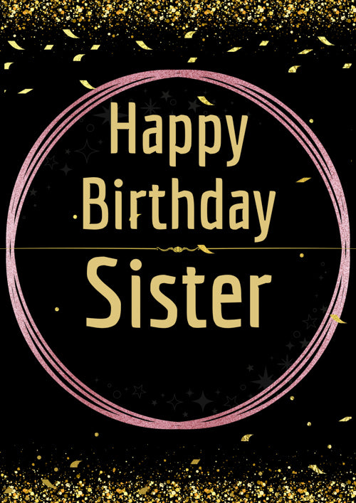 Sister Birthday Card Personalisation