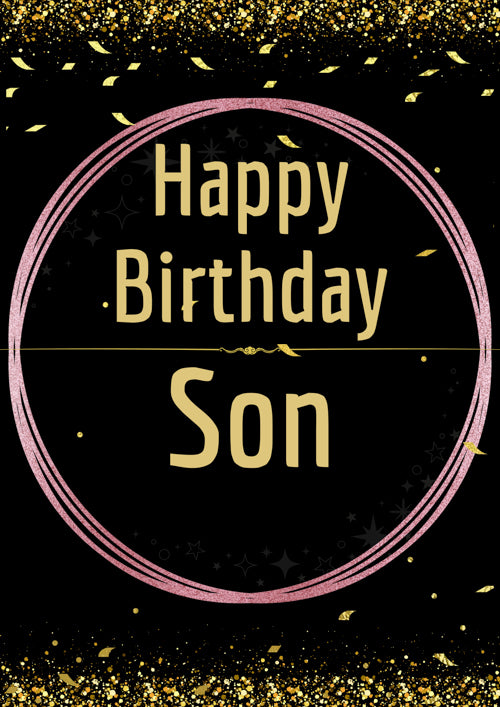 Son Birthday Card Personalisation