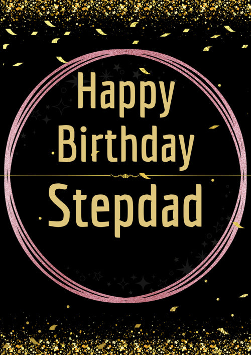 Step Dad Birthday Card Personalisation 