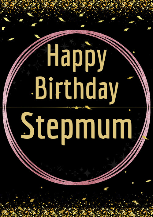 Step Mum Birthday Card Personalisation