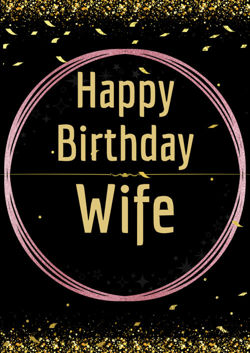 Wife Birthday Card Personalisation