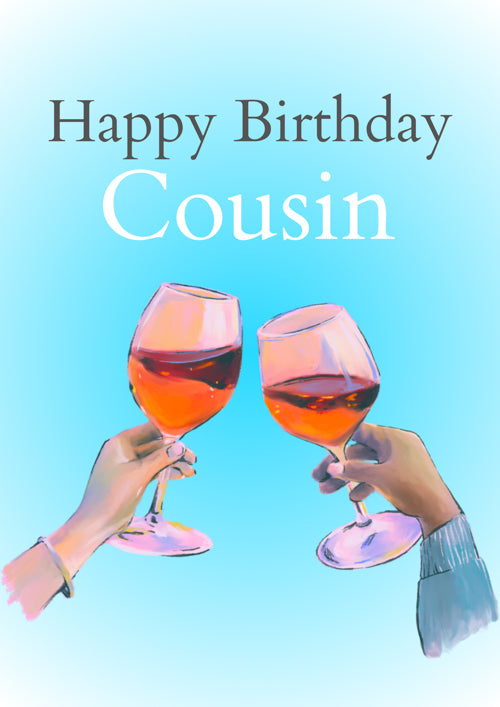 Cousin Birthday Card Personalisation