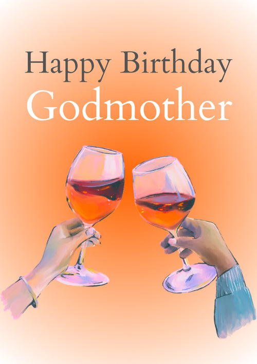 Godmother Birthday Card Personalisation