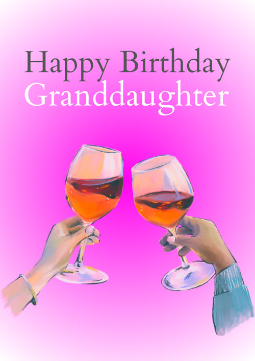 Granddaughter Birthday Card Personalisation