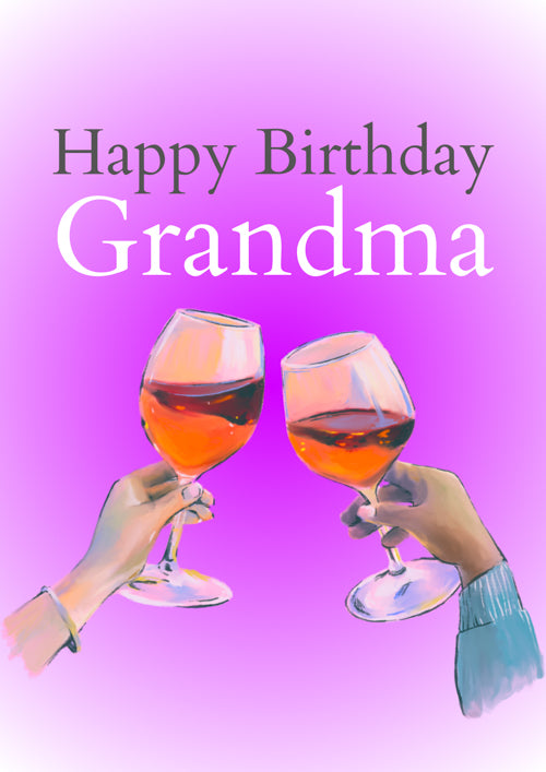 Grandma Birthday Card Personalisation