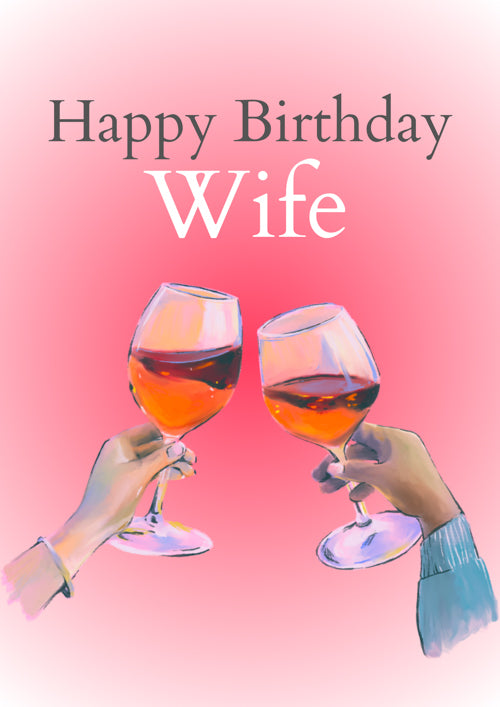 Wife Birthday Card Personalisation