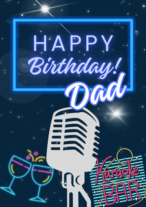 Dad Birthday Card Personalisation