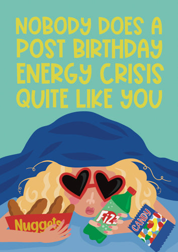 Humour Female Birthday Card Personalisation