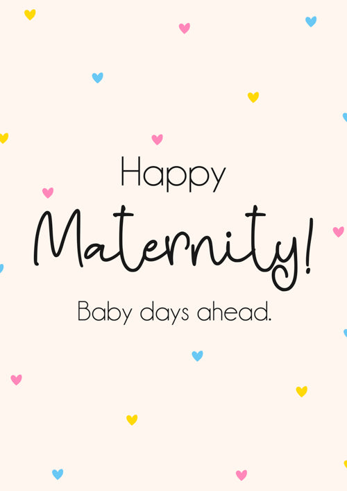 Maternity Leave Card Personalisation