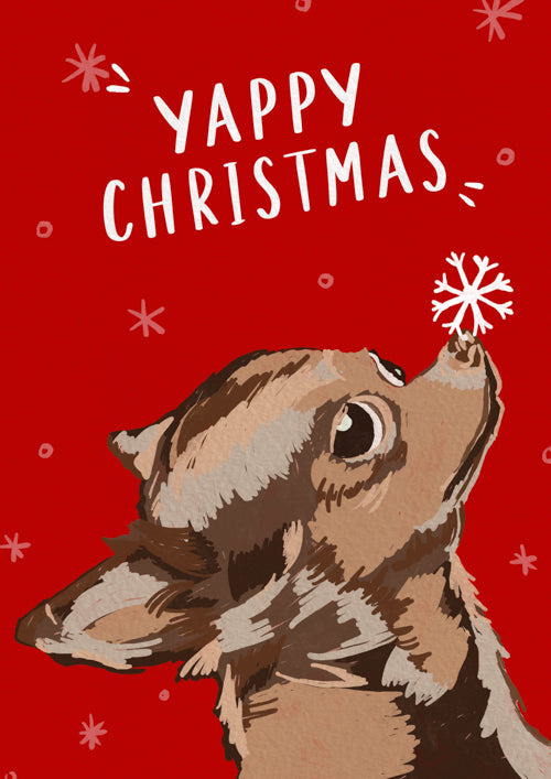 Pet Dog Christmas Card Personalisation