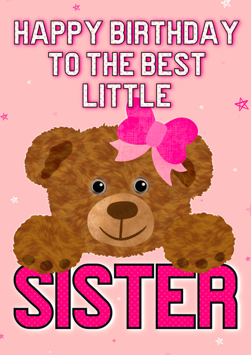 Sister Birthday Card Personalisation