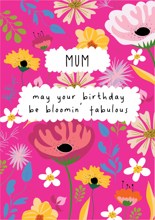 Mum Birthday Card Personalisation