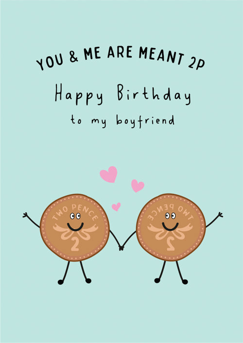 Funny Boyfriend Birthday Card Personalisation