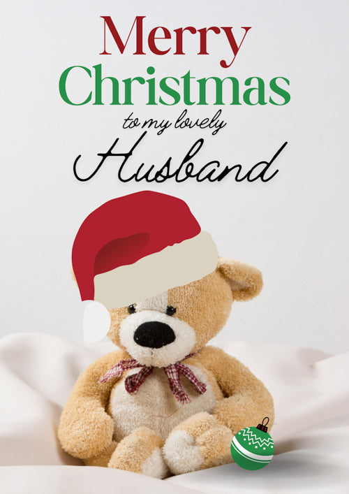 Husband Christmas Card Personalisation