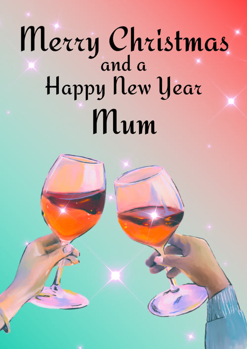 Mum Christmas And New Year Card Personalisation