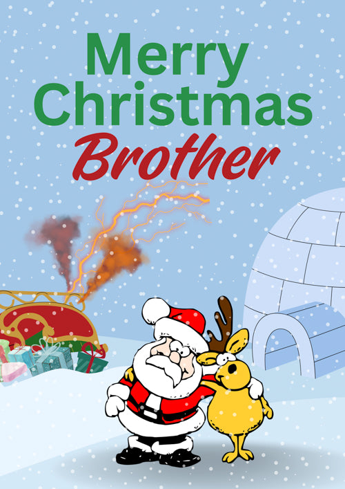 Brother Christmas Card Personalisation