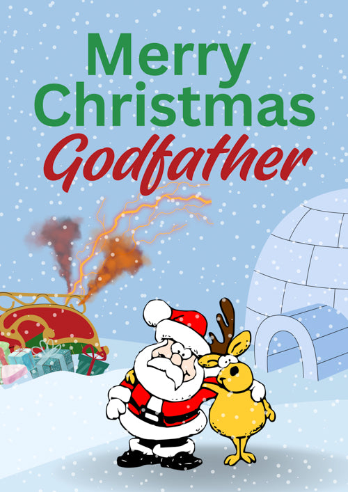 Godfather Christmas Card Personalisation