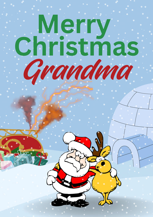 Grandma Christmas Card Personalisation