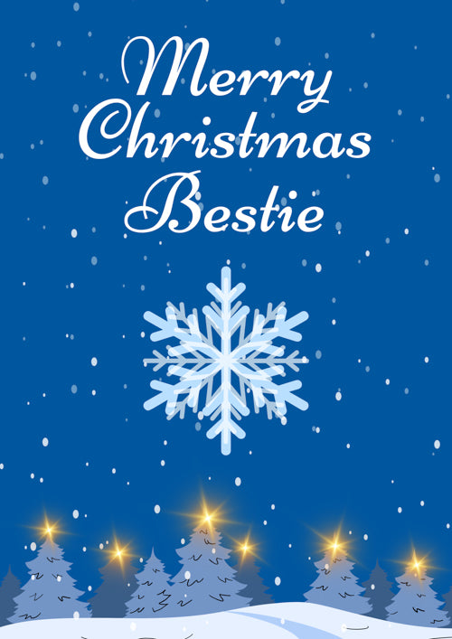 Bestie Christmas Card Personalisation