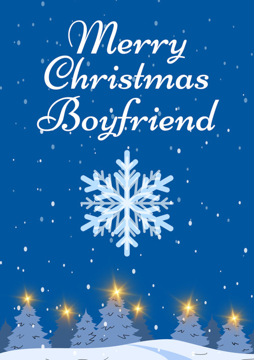 Boyfriend Christmas Card Personalisation