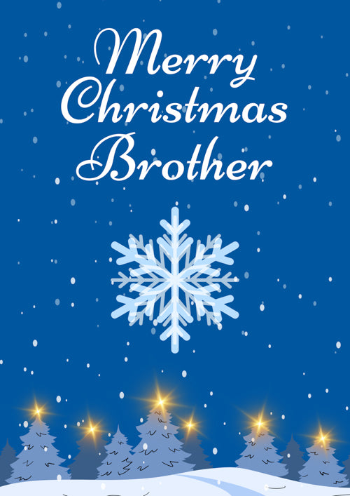 Brother Christmas Card Personalisation