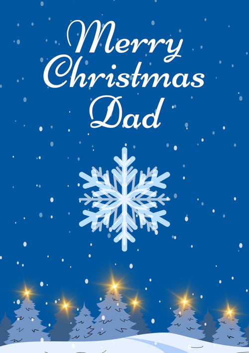 Dad Christmas Card Personalisation