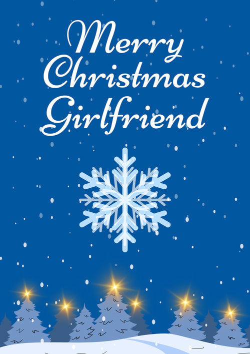 Girlfriend Christmas Card Personalisation