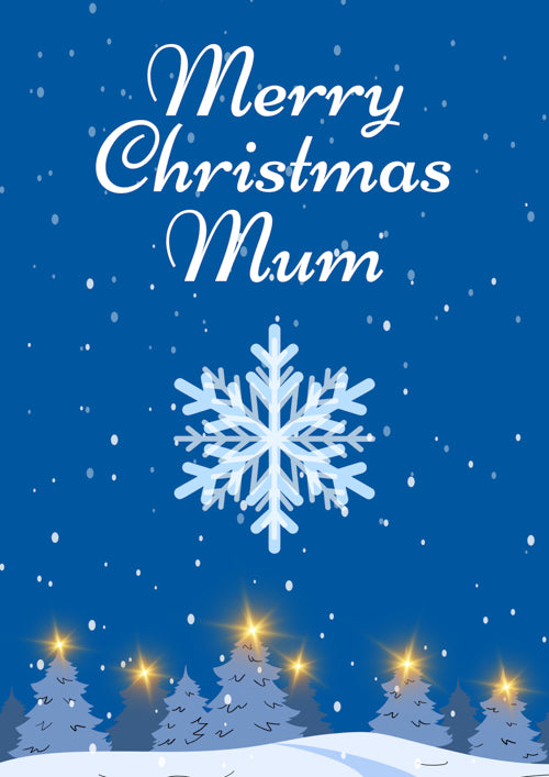 Mum Christmas Card Personalisation