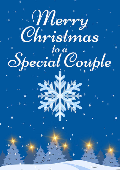 Special Couple Christmas Card Personalisation