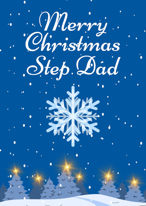 Step Dad Christmas Card Personalisation