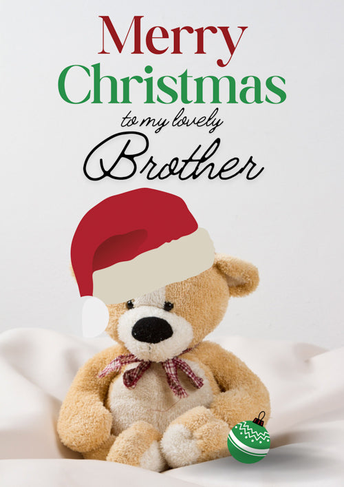 Brother Christmas Card Personalisation