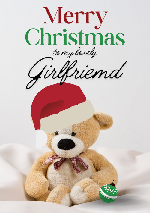 Girlfriend Christmas Card Personalisation