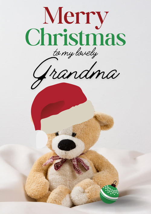 Grandma Christmas Card Personalisation