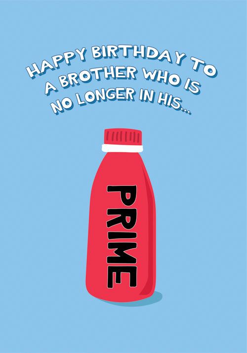 Humour Brother Birthday Card Personalisation