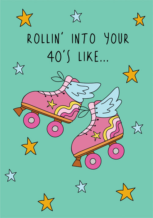 Humour 40th Birthday Card Personalisation