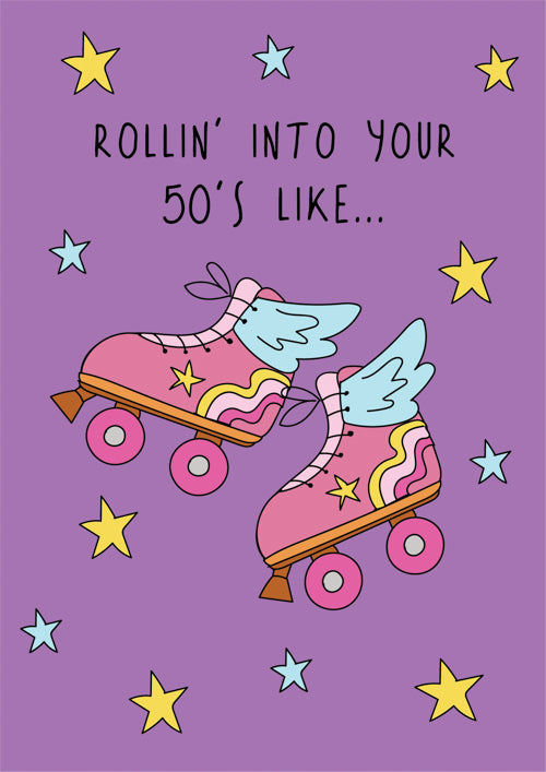 Humour 50th Birthday Card Personalisation