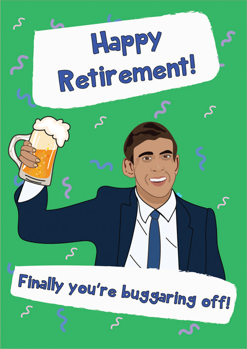 Humour Retirement Card Personalisation 