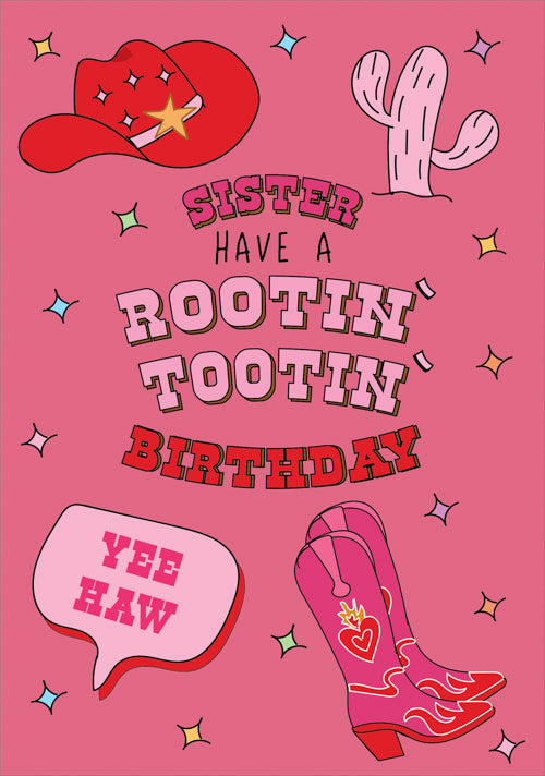 Humour Sister Birthday Card Personalisation