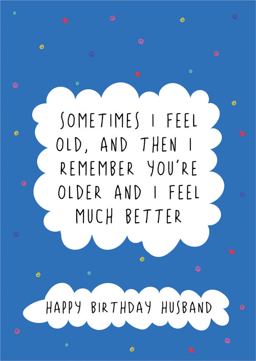 Humour Husband Birthday Card Personalisation