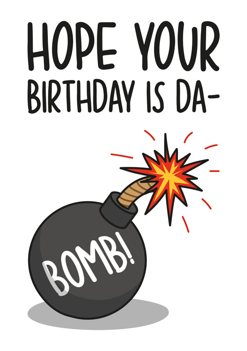 Humour Birthday Card Personalisation