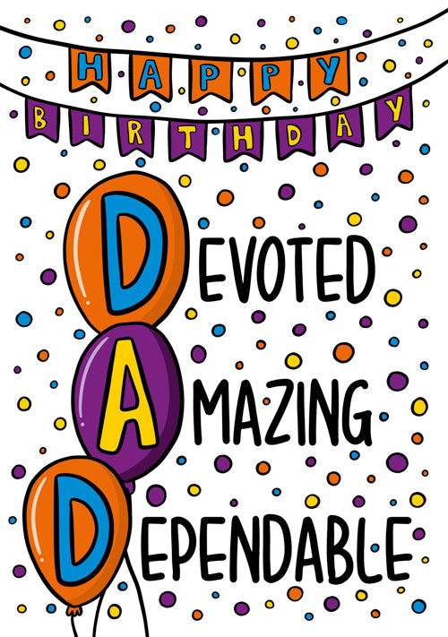 Humour Dad Birthday Card Personalisation