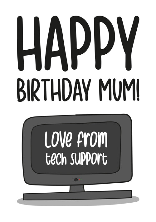 Humour Mum Birthday Card Personalisation