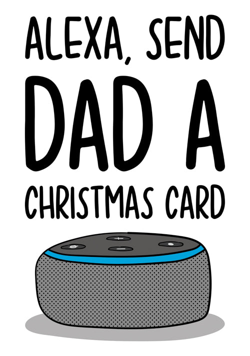 Funny Dad Christmas Card Personalisation