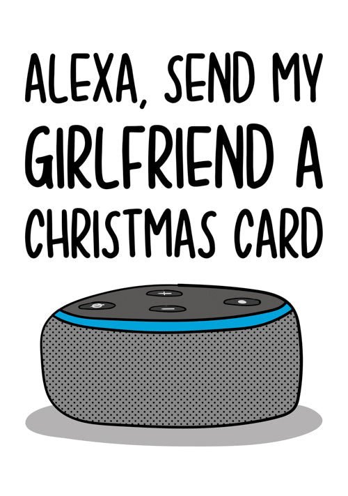 Funny Girlfriend Christmas Card Personalisation