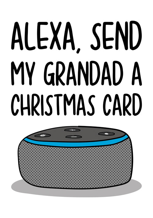 Funny Grandad Christmas Card Personalisation