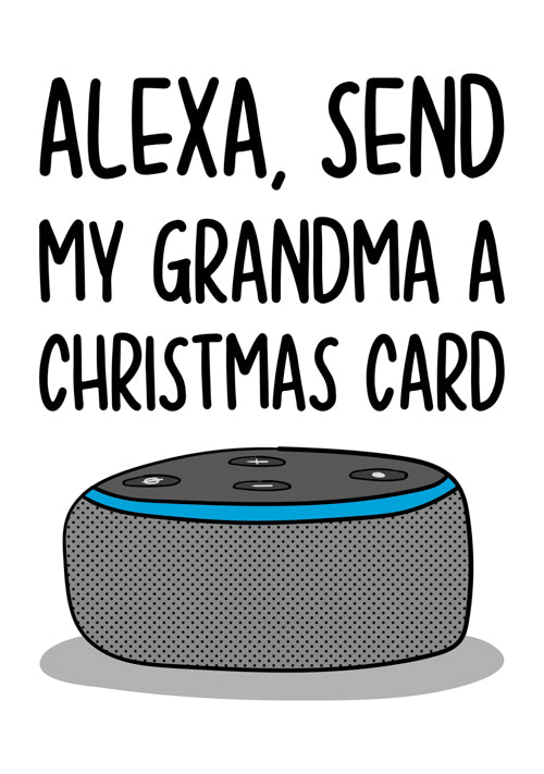 Funny Grandma Christmas Card Personalisation