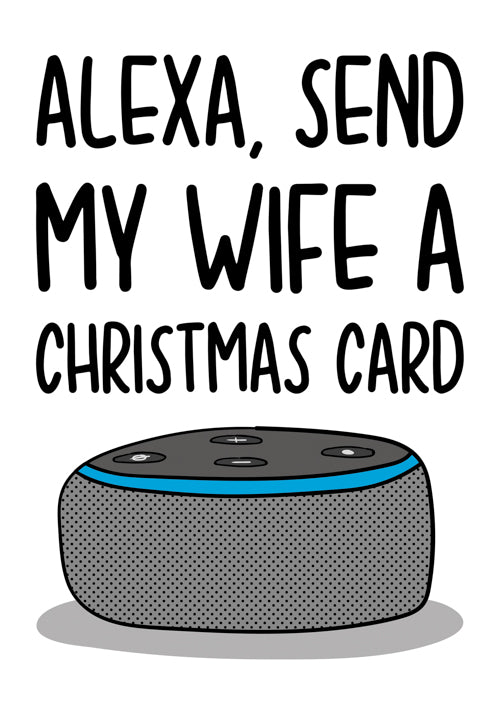 Funny Wife Christmas Card Personalisation